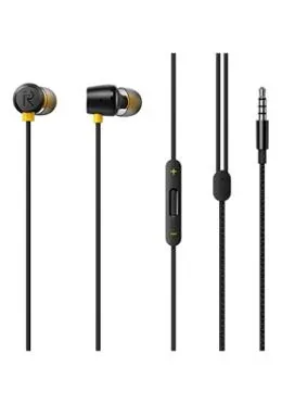 Realme Buds 2 Wired Magnetic Earphones (RMA155) - Black - Rokomari product